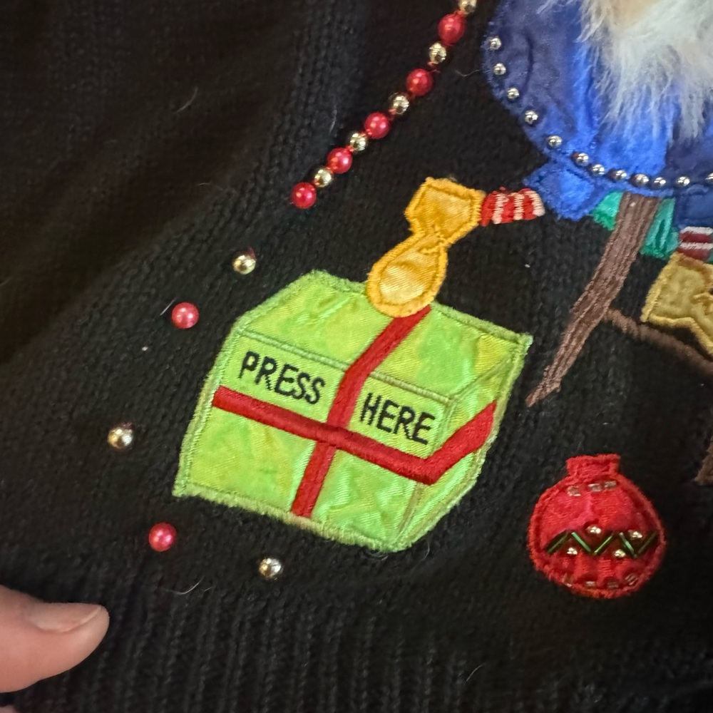 Santa ugly Christmas sweater - Picture 5 of 6